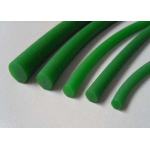 China Tensile Strength Breaking elongation Green Polyurethane Round Belt  for Industry Machines supplier