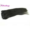 China 12 Inch Clip In Human Hair Extensions Soft And Smooth Natural Color Chemical Free wholesale