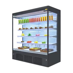 Customized Supermarket Bottle Air Cooler Multideck Open Chiller With Plug In System
