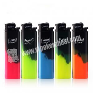 China Colorful Plastic Poker Scanner Lighter spy camera , Distance 20 - 40cm supplier