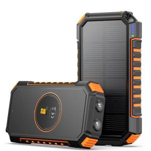 China 26800mAh Powered Portable Solar Charger For Galaxy Phone Tablet supplier
