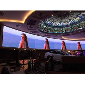 China Audio Visual P3 Curved LED Video Wall , Front Service Seamless Video Wall for Casino supplier