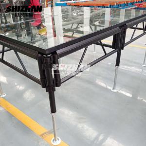 China TUV/SGS/CE/ISO9001 Certified 4x4/4x8 Glass Stage Deck supplier
