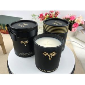 China Gold Stamping Perfume Scented Candles Customized Fragrance For Home Decoration supplier