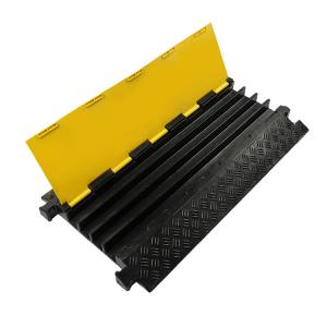 Rubber Cable Chute Speed Bump Cable Protection Groove Pressure Plate Indoor Outdoor Traffic Wire Over Wire Plate