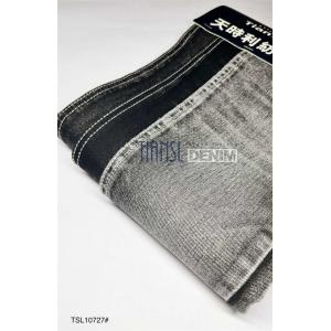 339gsm 160cm Black Twill Denim Fabric By The Yard 85% Cotton 15% Polyester