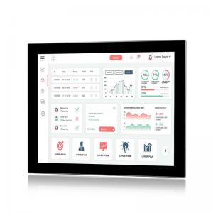 J6412 TPM2.0 Industrial Touch Panel PC Mounting Capacitive Touch Screen 4USB