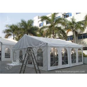 China Transparent Soft PVC Windows Fabric Tent Structures with 10m by 10m supplier