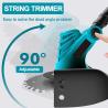 China DC 21V Electric String Trimmer , Cordless Weed Cutter With 2000mAh Lithium Battery wholesale
