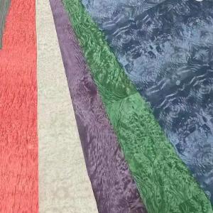 Moisture Proof Dyed Veneer Sheets , Coloured Green Purple 0.5 Mm Wood Veneer
