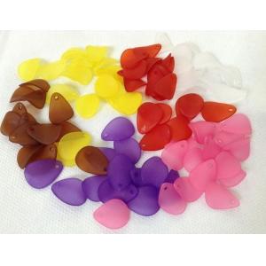 China acrylic leaf shape DIY accessories beads supplier