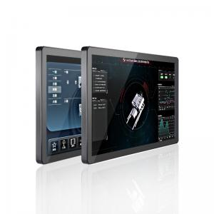 China 21.5 Inch Industrial Panel PC Embedded Wall Mount Rugged Touch Screen Computer supplier