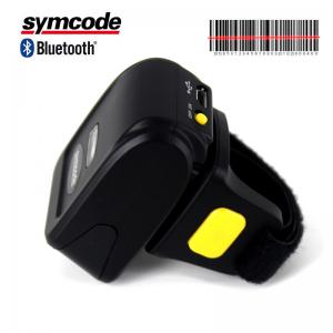 China Wearable Ring Finger Bluetooth Barcode Scanner 120 Scans Per Second Rate supplier