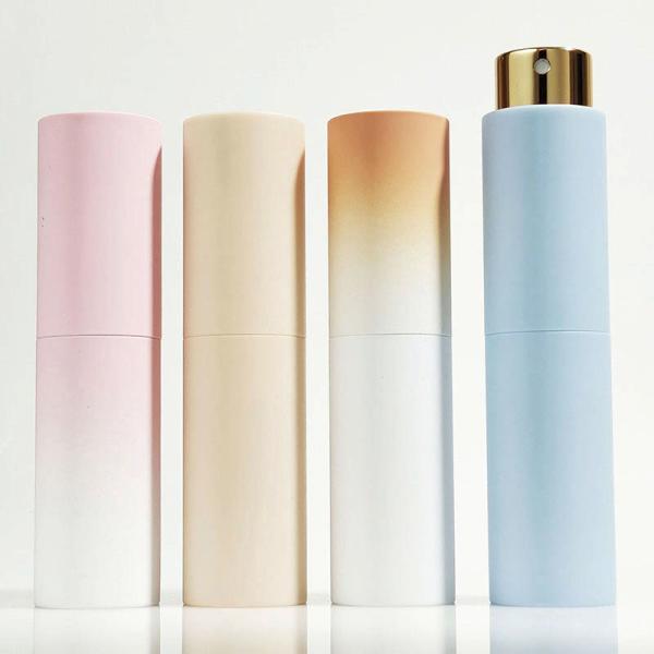 8ml 10ml 20ml Empty Black White Plastic Personalized Refill Perfume Atomizer Spray Bottle