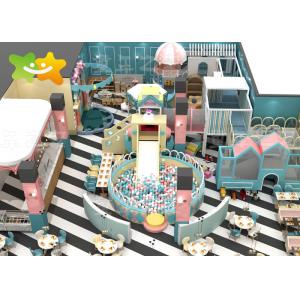 China Large Toddler Indoor Play Equipment / 400 M² Commercial Parent - Child Restaurant Indoor Playground Equipment supplier