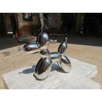 China Mirror Indoor Metal Sculptures 316 Famous Abstract Sculptures Electroplated on sale