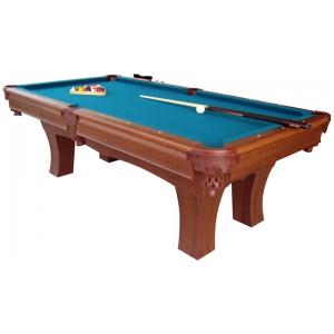 China Deluxe 96 Inches Billiard Game Table With Leather Pocket / Wool Felt Play Court supplier