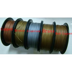 China 1.75mm Metal 3d Printer Filament Copper Bronze Brass Red Copper Aluminium supplier