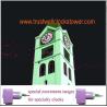 Tower clocks building clocks city tower building clocks with one 1 face two 2 faces double faces backlit lighting