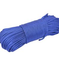 China Blue Type Iii 550lb Parachute Rope 4mm Diameter For Outdoor Survival on sale