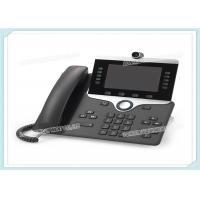 China 5 High Resolution CP-8845-K9 Cisco IP Video Phone 8800 WVGA Voice Mail CE Standard on sale