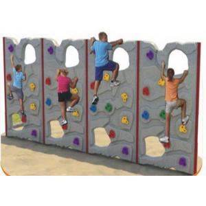 Customized Color Kids Plastic Climbing Wall For Park Environmental Protection