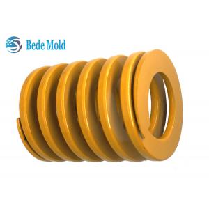 China Industrial Compressed Mold Spring Lightest Load 60Si2MnA Materials OD 8mm 10mm Yellow supplier