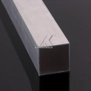 Alloy 25x25mm Square Aluminium Tube Profiles T5 6000 Series For Windows