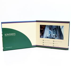 China 1024 x 600 Resulotion Video Brochure Card Switch Buttons With Micro - Thin LCD Screen supplier