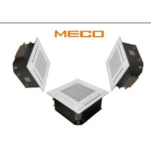 China Chilled water cassette fan coil unit with digital display and water pump,  3TR capacity  ceiling mounted cassette units supplier