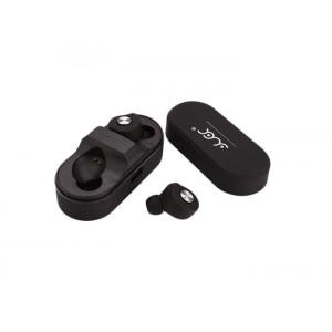 China Black Color Wireless Soundproof Earphones , Bluetooth Noise Cancelling Earbuds supplier