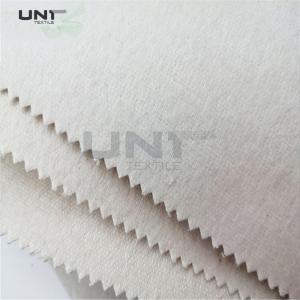 China Men Woven Tie Interfacing Fabric 380gsm Weight 50 - 60 M/Roll Eco - Friendly supplier