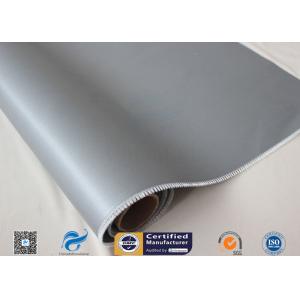 China 0.5mm Rubber Silicone Coated Fiberglass Fabric Fire Blanket Fiber Glass Cloth supplier