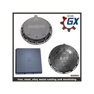 China Buy Sewer Heavy Duty Ductile Iron Square And Round Manhole Cover And Frame En124 d400 supplier