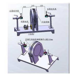 China Bending Test Cable Testing Equipment , Rotary Testing Machine Three Stations supplier