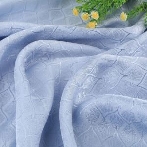 excellent drape breathable feather Jacquard Viscose Rayon Satin Fabric