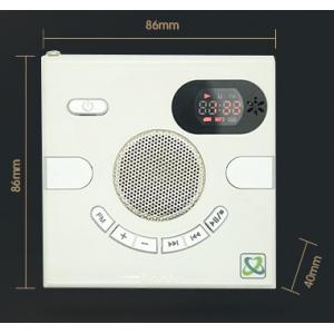 Hot sales quran Wall Speaker Switch Design AUX Multi-functional Stereo With FM TF Card USB Time Display MP3