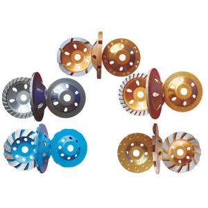 China 30# 4''  Metal Grinding Discs / Terrazzo Leveling Grinding Cup Wheel Metal Bond supplier