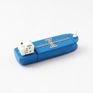 China Customized Made PVC Boat Shaped USB Flash Drives 2.0 And 3.0 256GB 512GB 1TB supplier