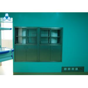 China Hospital Air Clean Custom Medicine Cabinets , Anodized Embedded Stainless Steel Medicine Cabinet supplier