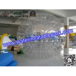 China Adults Grass Inflatable Zorb Ball , Inflatable Grass Zorb Ball  2.8m x 1.8m supplier