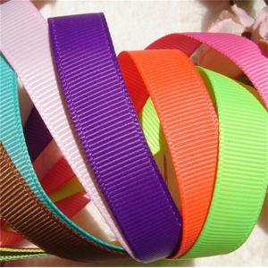 China 100% Polyester Decorative Grosgrain Ribbon 2 Inch Width Customised Design supplier