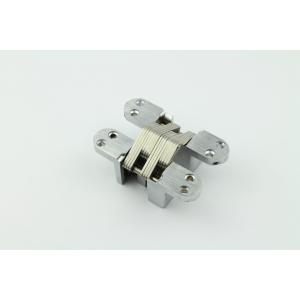 Anticorrosive SOSS Invisible Hinge For Doors Chrome Surface Treatment