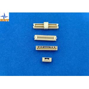 China 180 degree vertical SMT Wafer Connector with 1.25mm pitch brass pin PCB Connector supplier