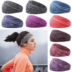 China Absorbing Sweat Elastic Yoga Running Headbands Breathable Stretchy supplier