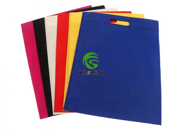 Die Cut Non Woven Promotional Bags , Printing Logo Non Woven Reusable Bags