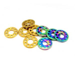 China Customized titanium gr5 washers for automobile and bike supplier