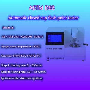 China 500W DIesel Fuel Testing Equipment Automatic Closed Flash Point Tester Electronic Ignition supplier