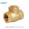 Spring 200 Wog Brass Swing Check Valve For Water Industrial