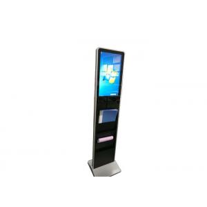 China Wifi 16.7M Kiosk Interactive Commercial LCD Display With Brochure Holder supplier